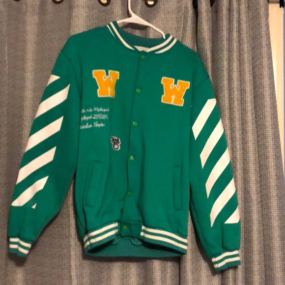 off white letterman